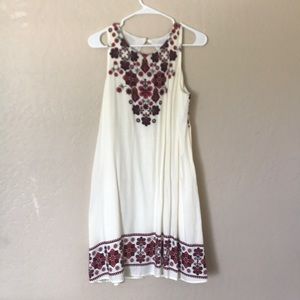 Boho ivory dress